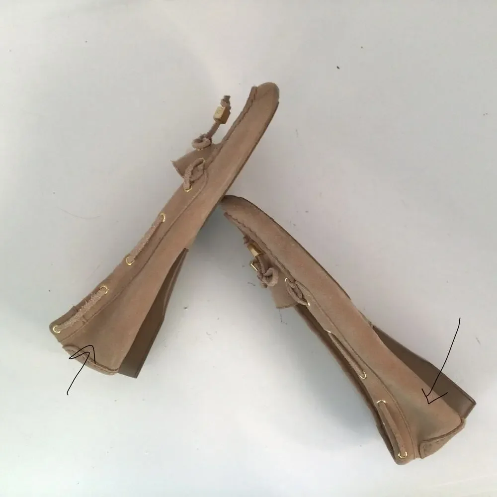Michael Kors Tan Suede Loafers Sz 7.5